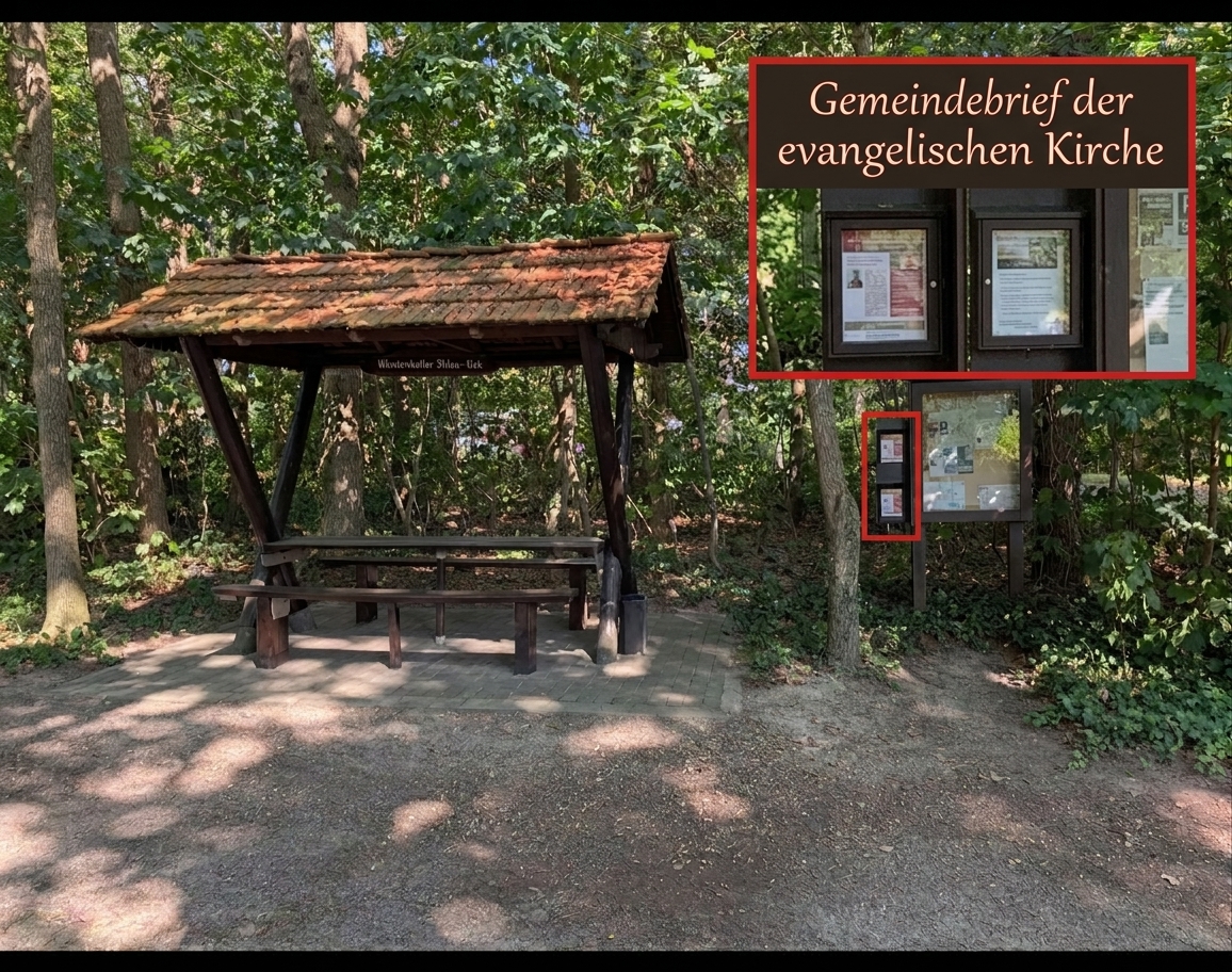 Gemeindebrief der evangelischen Kirche kann hier abgeholt werden.